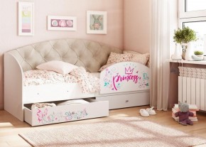 Кровать Эльза на щитах  + Бортик в Златоусте - zlatoust.ok-mebel.com | фото 4