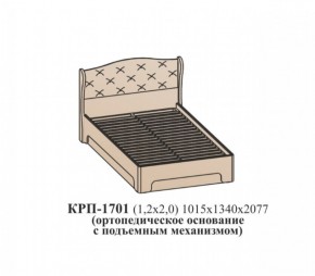 Кровать ЭЙМИ с подъемным механизмом КРП-1701 Бодега белая/патина серебро (1200х2000) в Златоусте - zlatoust.ok-mebel.com | фото