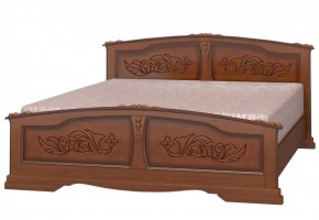 ЕЛЕНА Кровать из массива 1800 (Орех) в Златоусте - zlatoust.ok-mebel.com | фото