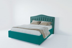 Кровать Калининград с ПМ 1600 (велюр бирюзовый) в Златоусте - zlatoust.ok-mebel.com | фото 2