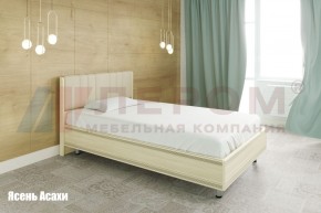 Кровать КР-2011 с мягким изголовьем в Златоусте - zlatoust.ok-mebel.com | фото