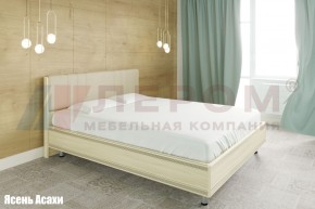 Кровать КР-2013 с мягким изголовьем в Златоусте - zlatoust.ok-mebel.com | фото