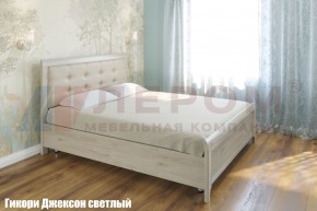 Кровать КР-2033 с мягким изголовьем в Златоусте - zlatoust.ok-mebel.com | фото