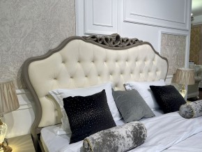 Кровать Мокко 1600 с мягким изголовьем + основание (серый камень) в Златоусте - zlatoust.ok-mebel.com | фото 2