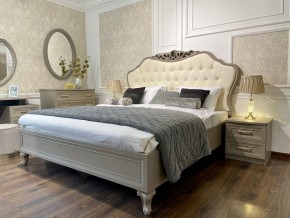 Кровать Мокко 1600 с мягким изголовьем + основание (серый камень) в Златоусте - zlatoust.ok-mebel.com | фото 3