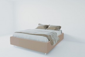 Кровать Подиум с ПМ 1200 (велюр серый) в Златоусте - zlatoust.ok-mebel.com | фото 1