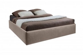 Кровать Подиум с ПМ 1400 (велюр серый) в Златоусте - zlatoust.ok-mebel.com | фото 1