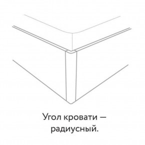 Кровать "Милана" с мягкой спинкой БЕЗ основания 1200х2000 в Златоусте - zlatoust.ok-mebel.com | фото 3