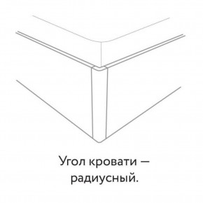 Кровать "Сандра" БЕЗ основания 1200х2000 в Златоусте - zlatoust.ok-mebel.com | фото 3