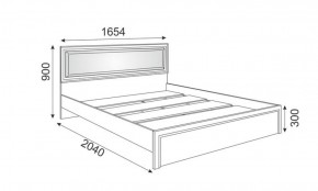 Кровать 1.6 Беатрис М09 с мягкой спинкой и настилом (дуб млечный) в Златоусте - zlatoust.ok-mebel.com | фото 2