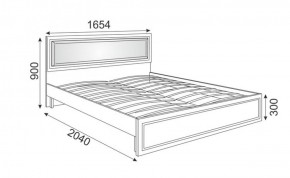 Кровать 1.6 Беатрис М10 с мягкой спинкой и ортопедическим основанием (дуб млечный) в Златоусте - zlatoust.ok-mebel.com | фото 3