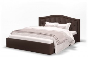Кровать Стелла 1200 + Основание (Лесмо brown) коричневый в Златоусте - zlatoust.ok-mebel.com | фото