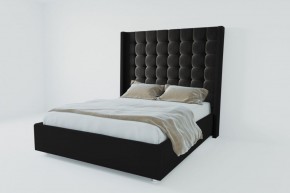 Кровать Венеция ЛЮКС с ПМ 1400 (экокожа кольт ч) в Златоусте - zlatoust.ok-mebel.com | фото 2