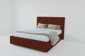 Кровать Версаль 1800 без основания (велюр бордо) в Златоусте - zlatoust.ok-mebel.com | фото