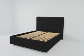 Кровать Версаль с ортопедическим основанием 800 (экокожа кольт ч) в Златоусте - zlatoust.ok-mebel.com | фото 1
