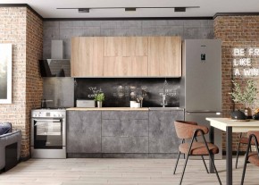Кухонный гарнитур Асти-дуб сонома 1,8 в Златоусте - zlatoust.ok-mebel.com | фото