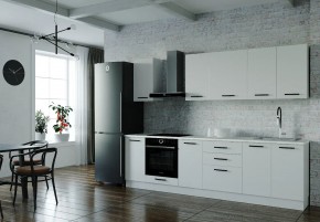 Кухонный гарнитур Белый Глянец 2800 (Стол. 38мм) в Златоусте - zlatoust.ok-mebel.com | фото