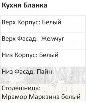 Кухонный гарнитур Бланка 2000 (Стол. 26мм) в Златоусте - zlatoust.ok-mebel.com | фото 3