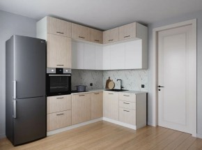 Кухонный гарнитур Демо 2200*1700 (Стол. 38мм) в Златоусте - zlatoust.ok-mebel.com | фото
