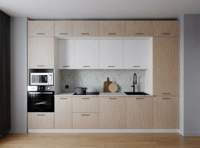Кухонный гарнитур Демо 3400 (Стол. 38мм) в Златоусте - zlatoust.ok-mebel.com | фото