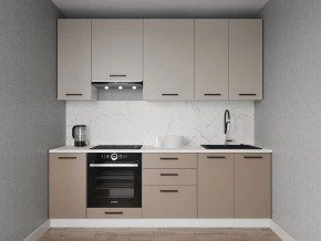 Кухонный гарнитур Каппучино 2400 h950 (Стол. 26мм) в Златоусте - zlatoust.ok-mebel.com | фото