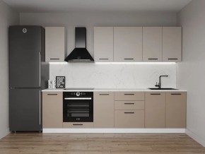 Кухонный гарнитур Каппучино 2800 (Стол. 38мм) в Златоусте - zlatoust.ok-mebel.com | фото