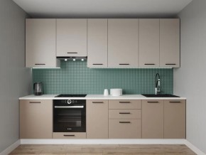 Кухонный гарнитур Каппучино 3000 h950 (Стол. 26мм) в Златоусте - zlatoust.ok-mebel.com | фото