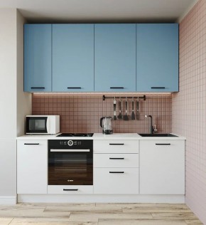 Кухонный гарнитур Капри 2200 h950 (Стол. 26мм) в Златоусте - zlatoust.ok-mebel.com | фото