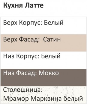 Кухонный гарнитур Латте 2000 (Стол. 38мм) в Златоусте - zlatoust.ok-mebel.com | фото 3