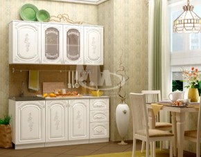 ЛИЗА-2 Кухонный гарнитур 1,7 Белый глянец холодный в Златоусте - zlatoust.ok-mebel.com | фото 1