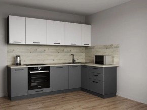 Кухонный гарнитур Меренга 2600*1600 (Стол. 38мм) в Златоусте - zlatoust.ok-mebel.com | фото