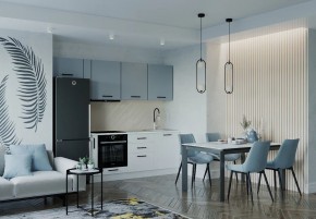 Кухонный гарнитур Ниагара 2550 (Стол. 38мм) в Златоусте - zlatoust.ok-mebel.com | фото
