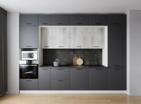 Кухонный гарнитур Санторини 3400 (Стол. 38мм) в Златоусте - zlatoust.ok-mebel.com | фото
