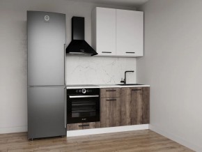 Кухонный гарнитур Старое Дерево 1600 h950 (Стол. 26мм) в Златоусте - zlatoust.ok-mebel.com | фото