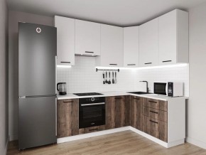 Кухонный гарнитур Старое Дерево 2200*1600 h950 (Стол. 26мм) в Златоусте - zlatoust.ok-mebel.com | фото