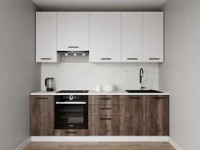 Кухонный гарнитур Старое Дерево 2400 h950 (Стол. 26мм) в Златоусте - zlatoust.ok-mebel.com | фото