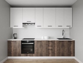 Кухонный гарнитур Старое Дерево 3000 h950 (Стол. 26мм) в Златоусте - zlatoust.ok-mebel.com | фото