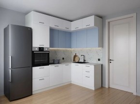 Кухонный гарнитур угловой Капри 2200*1700 (Стол. 26мм) в Златоусте - zlatoust.ok-mebel.com | фото