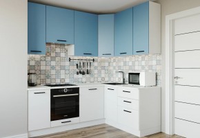Кухонный гарнитур угловой Капри 2200х1600 h950 (Стол. 26мм) в Златоусте - zlatoust.ok-mebel.com | фото