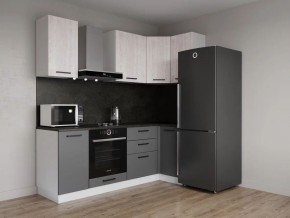 Кухонный гарнитур угловой Санторини 2200*1000 (Стол. 38мм) в Златоусте - zlatoust.ok-mebel.com | фото
