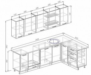 Кухонный гарнитур угловой Шимо 2600х1600 (Стол. 26мм) в Златоусте - zlatoust.ok-mebel.com | фото 2