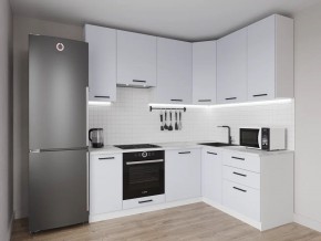 Кухонный гарнитур угловой Смоки 2200*1600 h950 (Стол. 26мм) в Златоусте - zlatoust.ok-mebel.com | фото