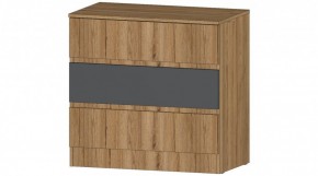ЛЕНОРА Комод 3 ящика (графит) в Златоусте - zlatoust.ok-mebel.com | фото