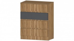ЛЕНОРА Комод 4 ящика (графит) в Златоусте - zlatoust.ok-mebel.com | фото