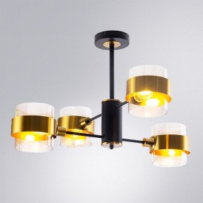 Люстра на штанге Arte Lamp Carlo A8205SP-4BK в Златоусте - zlatoust.ok-mebel.com | фото 2