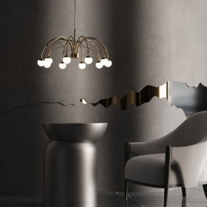 Люстра на штанге Eurosvet Ragno 90030/10 LED золото в Златоусте - zlatoust.ok-mebel.com | фото 6