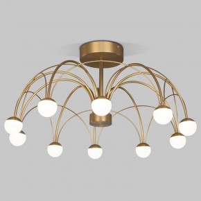 Люстра на штанге Eurosvet Ragno 90031/10 LED золото в Златоусте - zlatoust.ok-mebel.com | фото