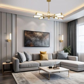 Люстра на штанге Eurosvet Stark 50386 LED латунь в Златоусте - zlatoust.ok-mebel.com | фото 3