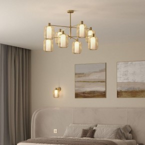 Люстра на штанге Eurosvet Voile 30192/8 золото в Златоусте - zlatoust.ok-mebel.com | фото 3