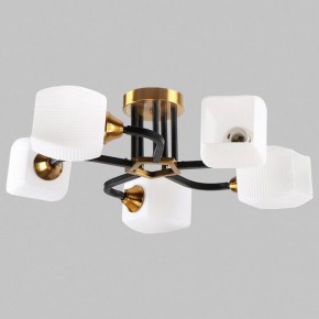 Люстра на штанге Imex MD.52009 MD.52009-5-S-BK+GAB в Златоусте - zlatoust.ok-mebel.com | фото